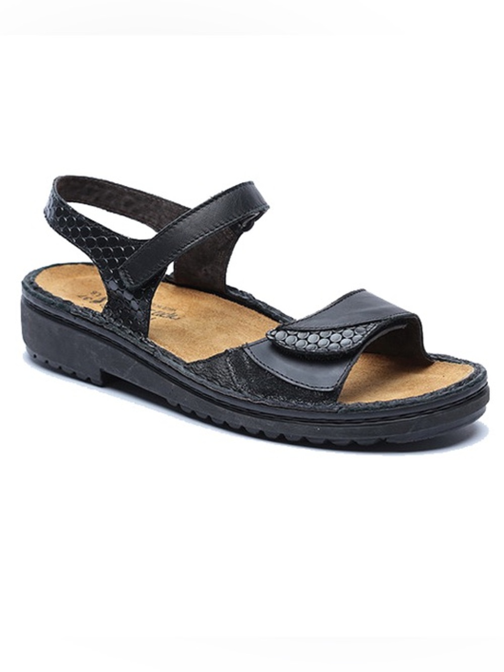 NAOT Women's size 39 (8-8.5) Tabitha Black Women's Adjustable Leather